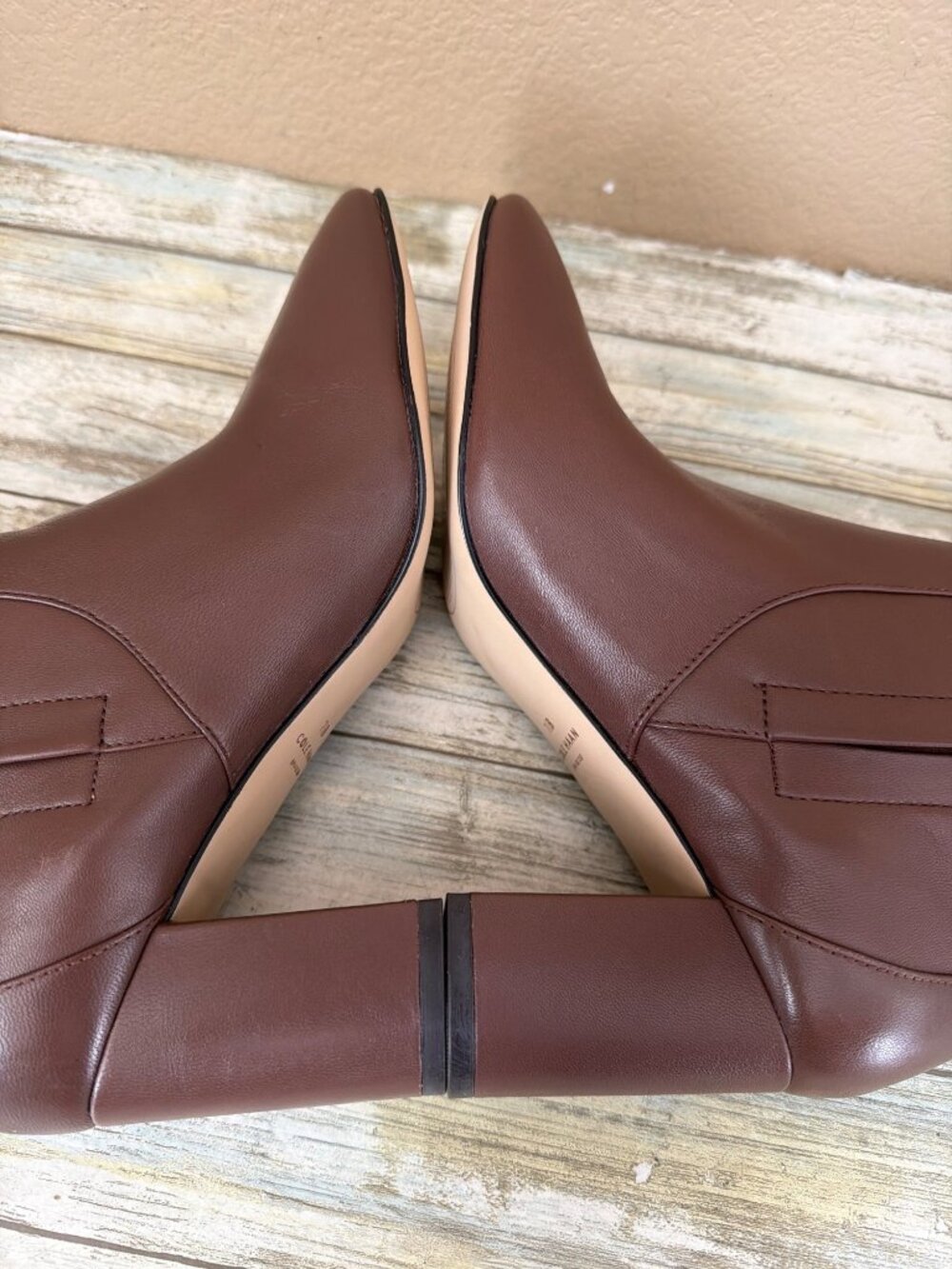 Cole Haan Chrystie Grand 360 Leather Knee High Boots Brown 7.5B NWOB - Picture 7 of 16
